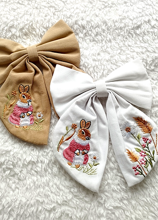 Бантики для волос, на заколке