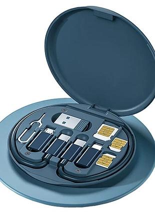 Всегда на связи: набор зарядок в кейсе для всех гаджетов 60вт 5в1