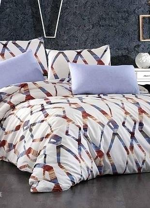 Постельное белье евро ранфорс (турция) тм tag r-t9191