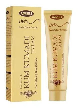 Омолаживающий крем для лица с маслом кумкумади vasu 50 грамм