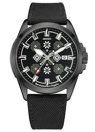 Awarder embroidery black-army green black automatic 10atm