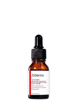 Сироватка відновлювальна для проблемної шкіри j’sderma acnetrix defense ampoule 15 ml