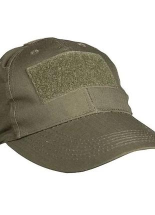 Mil-tec бейсболка кепка rip stop, оливка 12319001
