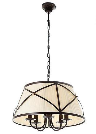 Подвесная люстра с абажуром slavia fn010/5