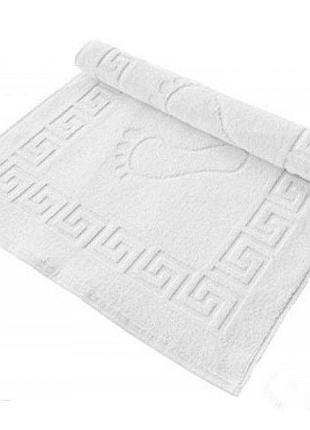 Полотенце для ног 50х70см белое 650гр пакистан