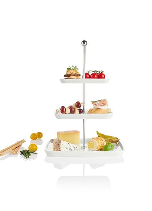 Этажер livarno. для декоративной презентации выпечки, фруктов или закусок.