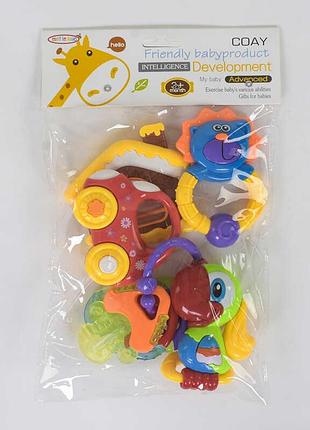 Набір брязкалець 8373 а-19 (120/2) 5 штук в кульку