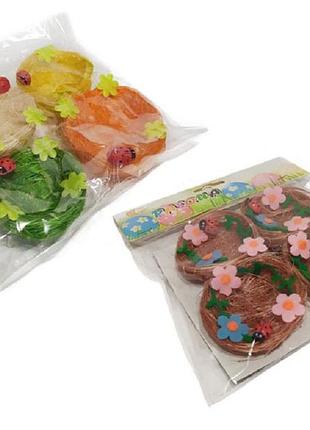 Декоративные пасхальные корзинки 090009