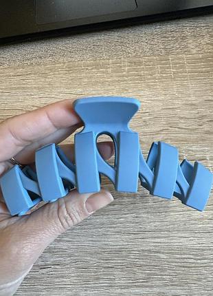 Зажим для волос параллели 11 см, разные цвета, цена за 1 шт, крабик аксессуар для причесок айсберг матовий