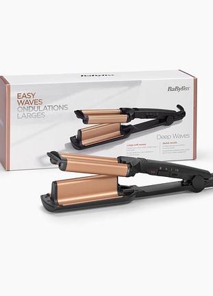 Щипцы для завивки волос babyliss deep waves w2447e новые!!!