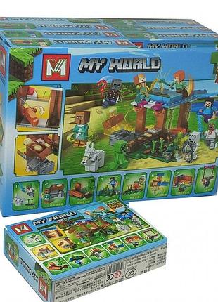 Конструктор майнкрафт у коробіні 40+ 7т. арт: mg691