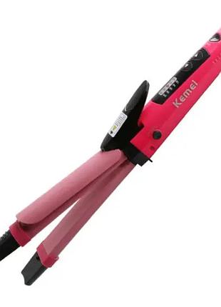 Плойка-утюжок kemei km-4982