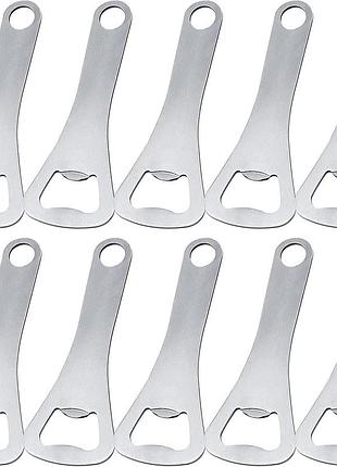 Набор из 10 открывалок для бутылок general, нержавеющая сталь, для барменов, дома, паба и улицы