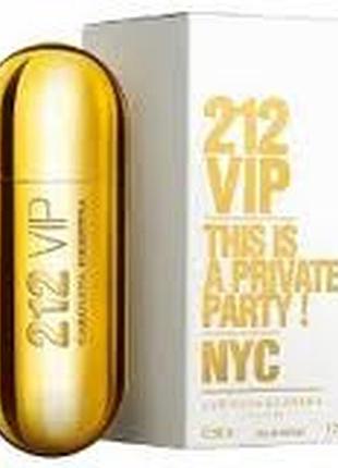 Carolina herrera 212 vip парфюмированная вода (тестер) 80мл