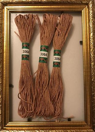 Мулине peri 3064 8м, 100% длинноволокнистый египетский хлопок, нитки для вышивки