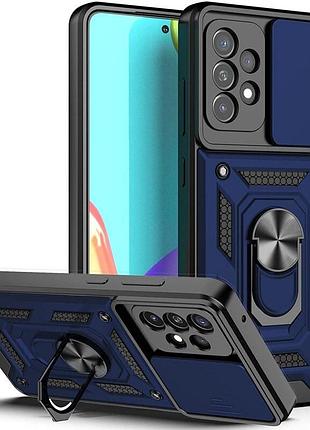 Ударостійкий чохол camshield serge ring для samsung galaxy a23 4g синий
