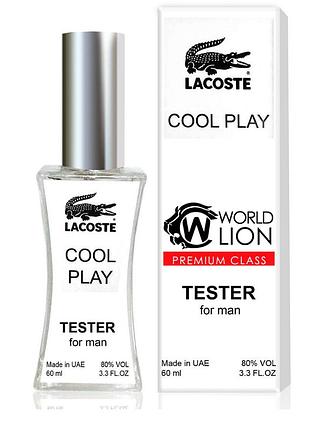 Тестер premium class lacoste cool play мужской, 60 мл