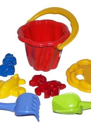 Пісочний набір ромашка №1 1098 червоний