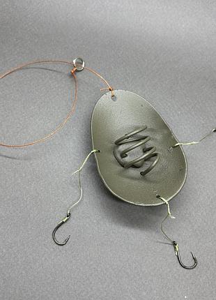 Кормушка металлическая "ложка" в сборе 50г