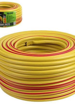 Шланг армований 3-х шаровий, "sunny beetle" 1/2" 50м. alloid