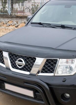 Дефлектор капота (мухобойка) для nissan navara/pathfinder 2006-2015 (tan24)