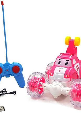 Машинка перевертыш робокар поли на радиоуправлении 699-10