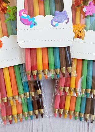 Шоколадные карандаши оригинальный сладкий подарок ребенку и взрослому в наборе 8 штук шоколад ручной работы