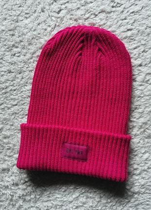 Яскрава жіноча шапка такорі grl pwr яскрава шапка біні шапка панчох подвійна тепла зимова жіноча шапка