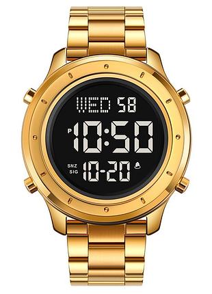 Skmei 1864sgdbk gold-black steel