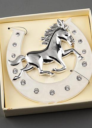 Фигурка crystocraft подкова кони 11 см 1218n