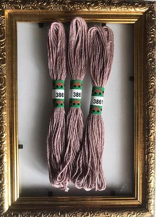 Муліне peri 3861 8м, 100% довговолокниста єгипетська бавовна, нитки для вишивки