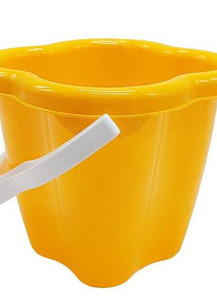 Детское игрушечное ведерко "колокольчик" 1029 желтый