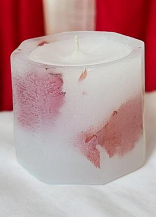 Свеча «красные лепестки», с ароматом роза