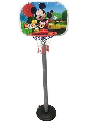 Баскетбольне кільце на стійці міккі маус