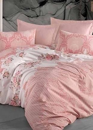 Постельное белье евро ранфорс (турция) тм tag r-t9209