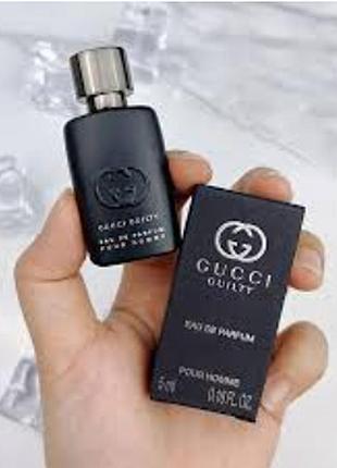 Gucci guilty pour homme парфюмированная вода (mini)