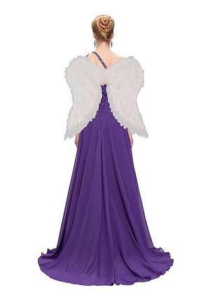 Крылья амура гигант 60х70см (белые)