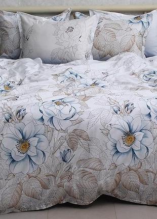 Комплект постельного белья двуспальный размер cатин турция с компаньоном (2-сп.) pt-005