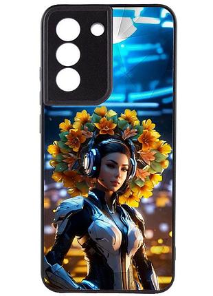 Tpu+pc чохол prisma ladies для samsung galaxy s21 fe anime, tpu+pc cyberpunk