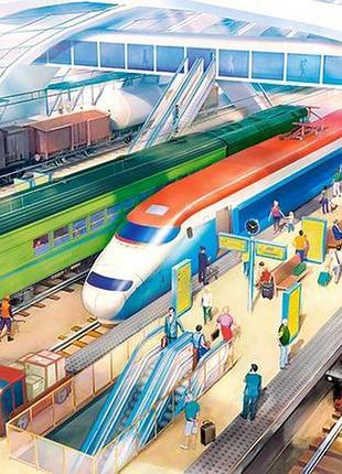 Пазли castorland 100 ел. "залізничний вокзал" b-111190