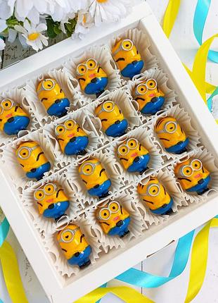 Шоколадные миньоны французская хрустящая начинка с манго шоколадные конфеты ручной работы