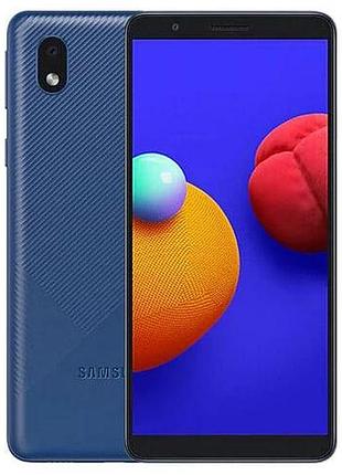 Смартфон samsung galaxy a01 16gb blue 5.3" gps 3000 мач
