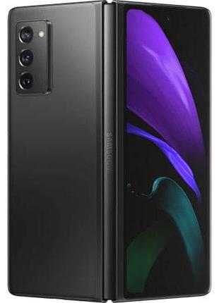 Смартфон samsung galaxy fold 2 12/256gb black 7,6" 4k snapdragon lpddr5 nfc 4500 mah