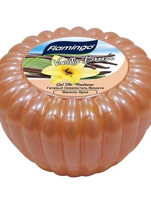 Гелевий освіжувач повітря "ванільний бриз" flamingo, 150 мл