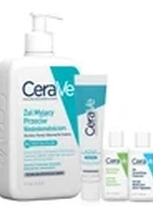 Набор для очищения кожи cerave anti-imperfection, гель 473 мл, гель 40 мл + безкоштовно