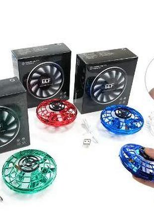 Літаючий спіннер з підсвіткою 366 літаюча тарілка, функція повернення