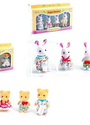 Дитячий іграшковий набір з флоксовыми фігурками тварин набір флоксовых тварин мве 18-5 (144/2) 2