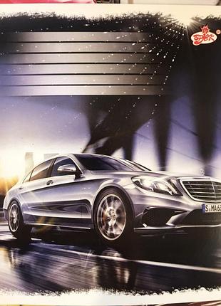 Тетрадь школьная 12 листов в клетку авто тм бриск тв-107 мерседес