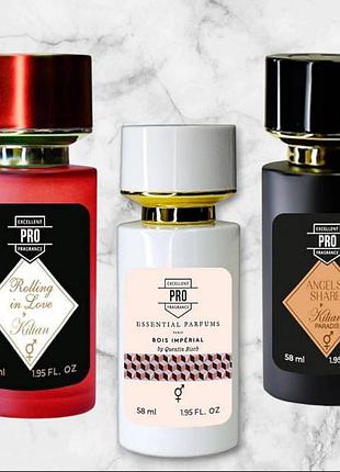 Набор kilian angels` share paradis + kilian rolling in love+ essential parfums bois imperial 58 мл