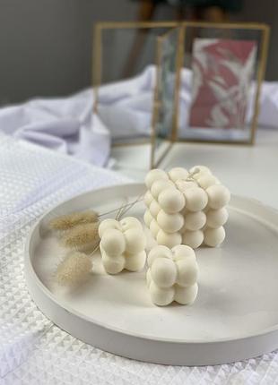 Набор соевых свечей bubble и bubbles baby с эфирными аромамаслами 3шт orgazmiс